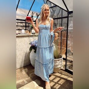Show Me Your MuMu Rosie Gingham Maxi Dress